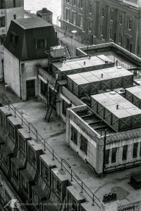 Straßenfotografie 1985 / über Londons Dächern